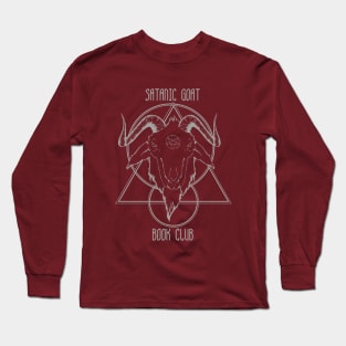 satanic goat book club Long Sleeve T-Shirt